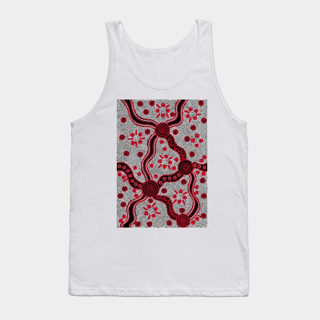 Aboriginal Art - Highlands Tank Top by hogartharts